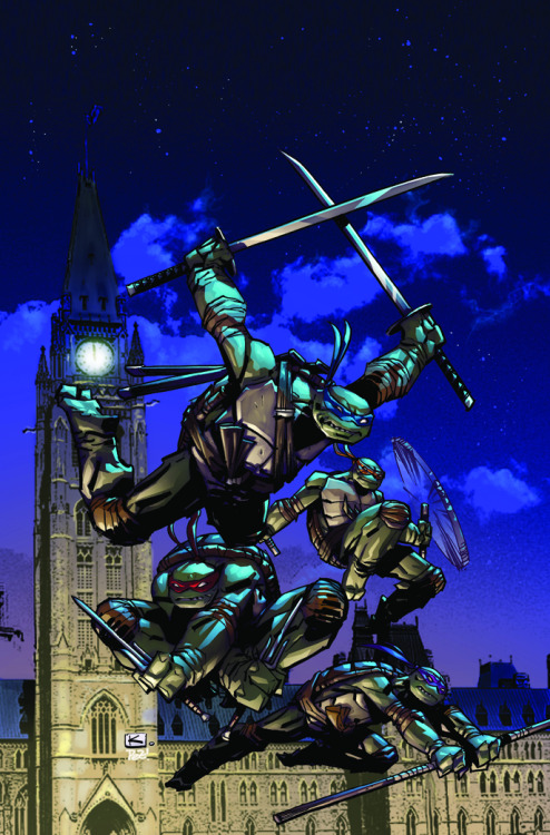 The turtles take flight TMNT #21\ Andy Kuhn DA|@|Blog