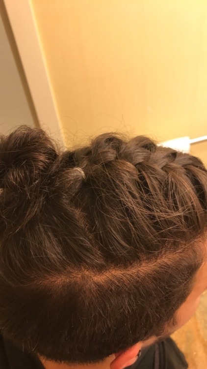 zackisontumblr:a little french braid bun action