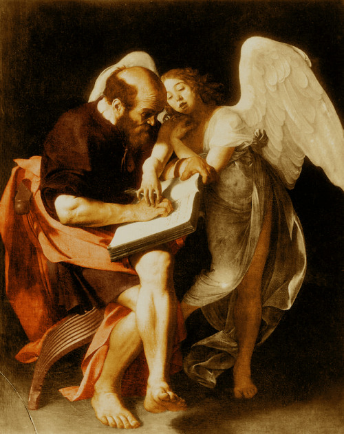  Saint Matthew and the Angel: Savoldo (after 1548, Met) &amp; Caravaggio (1602, destroyed)