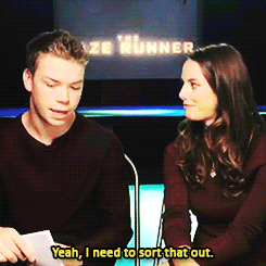 bloodyinspiredgladers:  wickedisgood:“What was the hardest part of adapting the book into a movie?”    Tall guys are the best.
