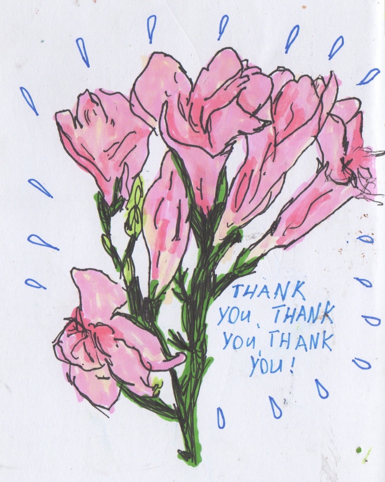 allmymetaphors:  a tiny thank you note 