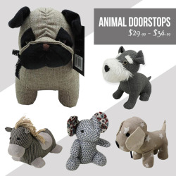 Sit!
Staaaay…….
Hold the door!
Twice as cute as the real thing and WAY more obedient.
Ridiculously cute animal doorstops - available now.
https://www.thereddog.co.nz/search?type=product&q=doorstop