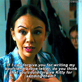 dailyromcomgifs: Her logic was off, but her heart was in the right place.
