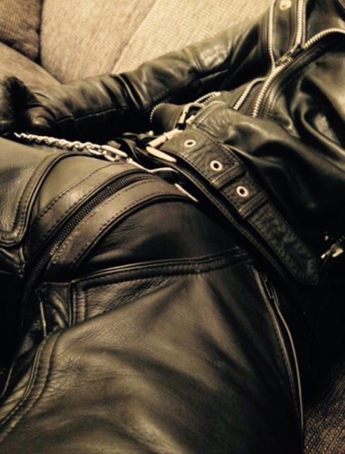 Gay Leather Biker from Belgium