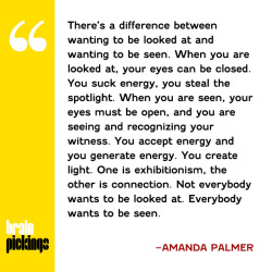 explore-blog:  Amanda Palmer on the art of