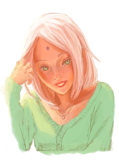 baasama:――お帰り、サスケくん。sketch by kishimoto, color by me