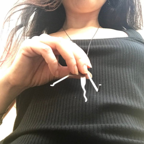 we-are-rogue:Lockpick Earrings // TrianglesLockpick Earrings in action “The Thieves” Lockpick Earrin