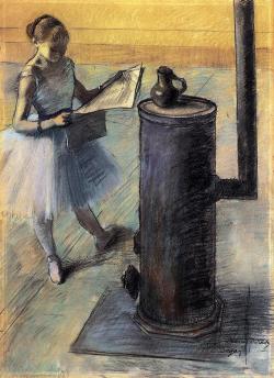 artist-degas: Dancer resting by Edgar Degas