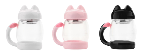 bunniipastel: Transparent Cat Ear Tail Tea Cup || Discount: Chiibunni