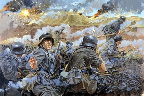 1941 09 24 Perekop, the 46th Infantry Division assaults the Tartar Ditch - Howard Gerrard