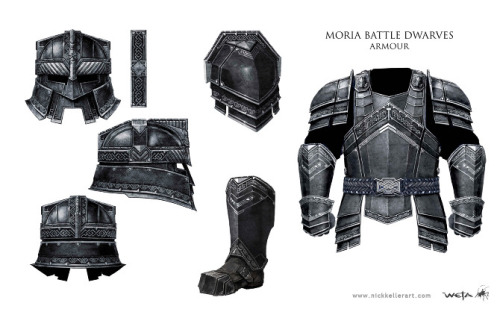 cydwarf:Dwarven Armour Concept Art from the Hobbit Trilogy Pt. 1Pt. 2Nick KellerARMOR