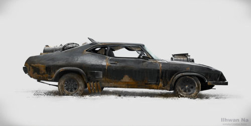 ArtStation - Mad Max Interceptor , by Ilhwan Na