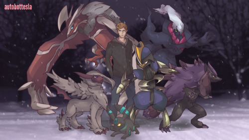 autobottesla: Champion of Darkness Commission Yveltal*, Darkrai*, Kirikizan* | Bisharp*, Zoroark*, B