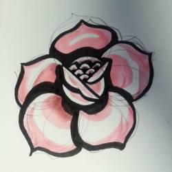 Another traditional rose. #ink #roses #apprentice
