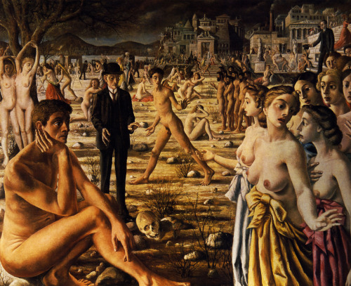 Paul Delvaux - City Worried 