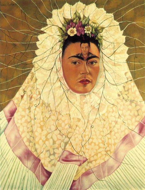 Frida Kahlo, Self-Portrait as a Tehuana (Diego on My Mind), 1943, Oil on Masonite, 29 7/8 x 24 in, G