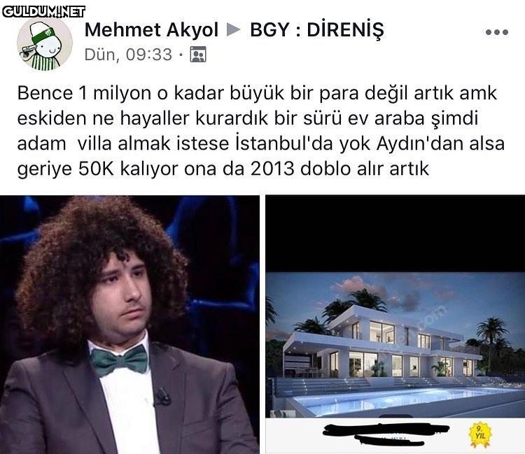 Züğürdün çenesi yoruluyor...