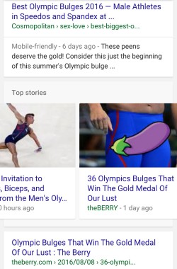 affabulous: Articles about male olympic athletes: 20 thirst inducing, oiled up, ab-tastic men to drool over this 2016 Olympics  Articles about female olympic athletes: Why are the Olympics so sexist to women?? 