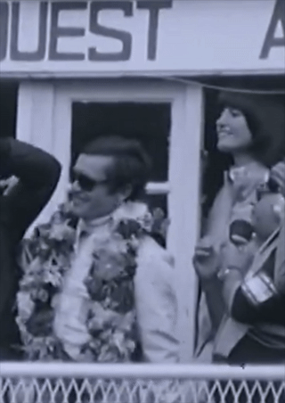 JACKY ICKX Absolutely Slaying On The Podium At The 1975 24 HOURS OF LE MANS