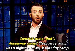 stevenrogered:@ChrisEvans Thrilled to have shared with everyone how much I cried as a child. Thanks 