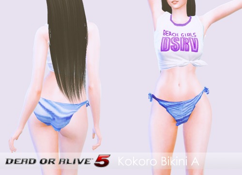 DOA 5 Kokoro Bikini AExtracted and converted from original game “DOA 5” by rolanceDownload