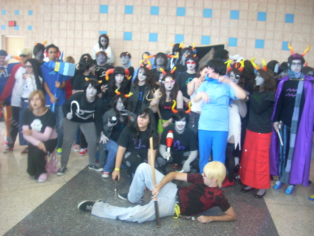 Homestuck Group Photoshoot by shmemy.
Originally uploaded on June 18th, 2011.