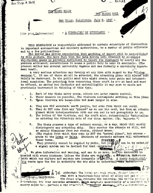 gnowing:  FBI file says Aliens are here, their human-like and are interested in settling here!! – Alien Ufo Community
