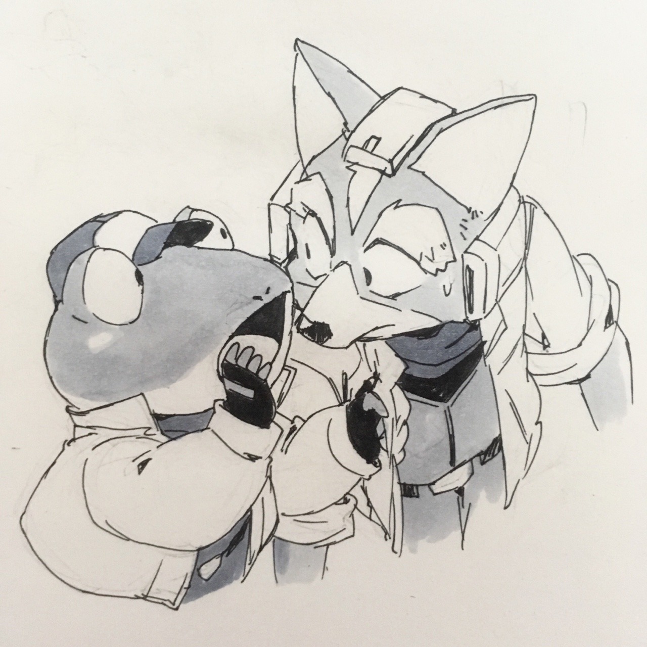 nemurism: Starfox doodles #1