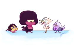 Sgt-Keroro-Platoony:pearl (Aka Bird Mom) And The Birbs.