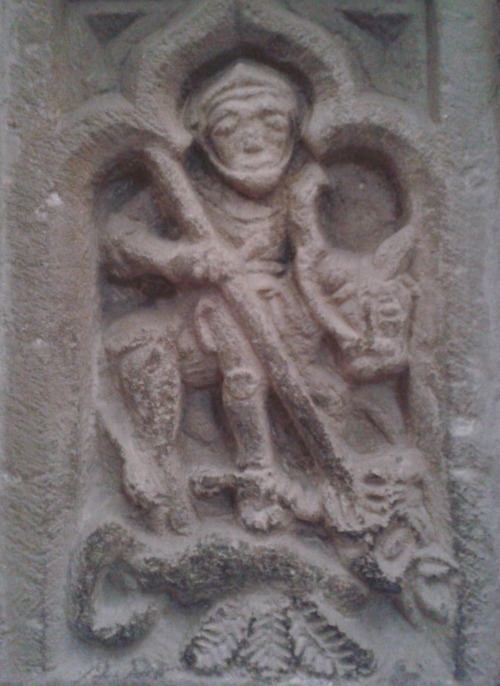 gunhilde:Medieval stone carving, Hexham Abbey, Northumberland