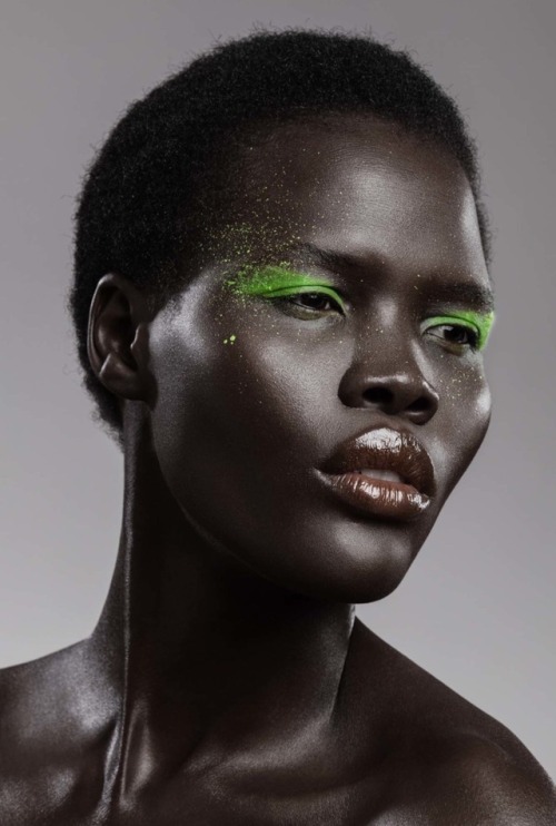 Nina Anthony by Michael Myers, makeup by Jo Franco