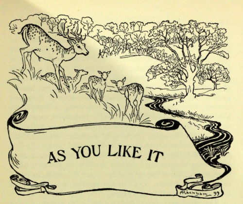 michaelmoonsbookshop:Tales from Shakespeareby Charles & Mary LambIllustrated by Arthur Rackham L