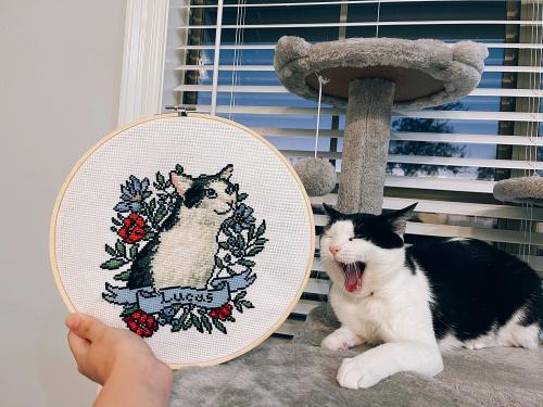 crossstitchworld:  I finished it within 1 month. Pattern from StitchBoxDesign on Etsy. 🥰 by  Designer_Gift3603