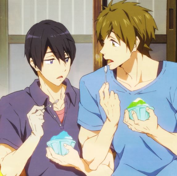 tachimybananase:  MakoHaru and sharing 