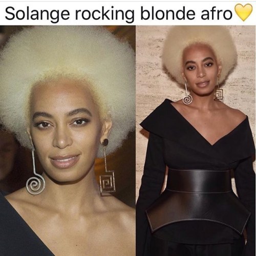 @saintrecords . . #2frochicks #afrohair #blonde #melanin #naturalhair #instadaily #afrocaribbean #af