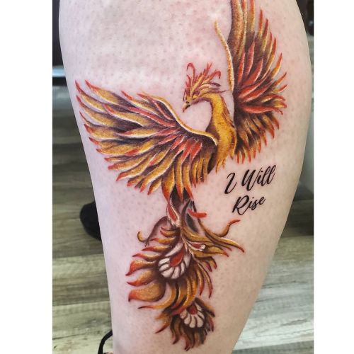 <p>Super fun phoenix done at The Phoenix last night.  Thanks Jolean, great working with you again! <br/>
.<br/>
#ladytattooer #thephoenix #copperphoenix #shelbyvilleindiana #indianapolistattoo #indylocal #do317 #indytattoo #circlecity #waverlycolorco #industryinks #yournewfavoriteink #artistictattoosupply #fkirons #indianaartist #wearesorrymom #phoenix #phoenixtattoo #iwillrise #colortattoo  (at Shelbyville, Indiana)<br/>
<a href="https://www.instagram.com/p/CQ3jOM-L-xN/?utm_medium=tumblr">https://www.instagram.com/p/CQ3jOM-L-xN/?utm_medium=tumblr</a></p>