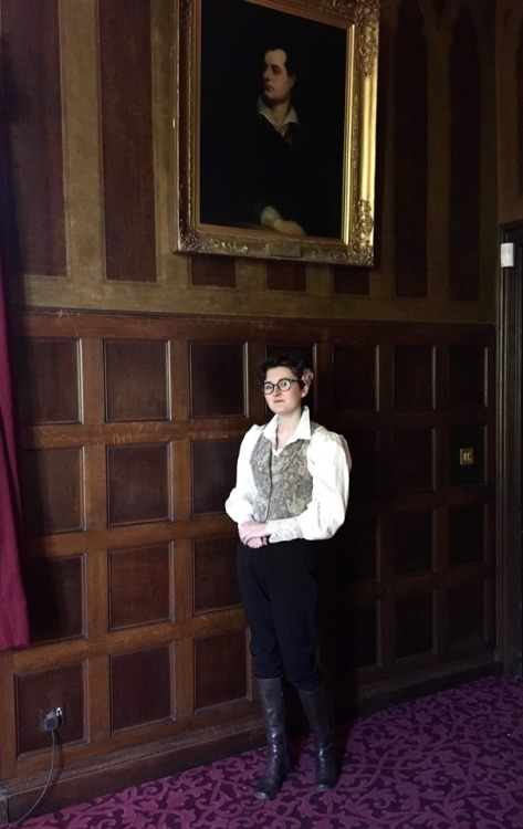 conan-doyles-carnations: Wonderfully dramatic day at Lord Byron’s Newstead Abbey with @jawnkee