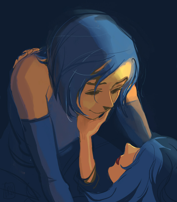 irispencilhead:  A doodle. Sorry I tend to not post regularly. I think I have trouble