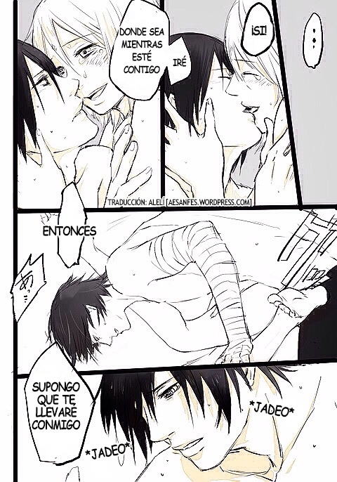 aesanfes:  Un doujinshi que encontré por acá hace unos días, me pareció divertido así que ahí está al español. Aún no entiendo bien cómo funciona tumblr.*1ra parte*