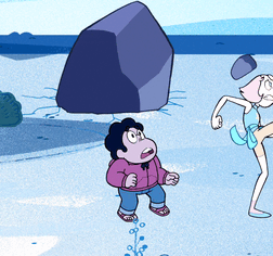 klask-y:  Does anyone have a gif of Steven getting hit by that rock in “Coach Steven”?