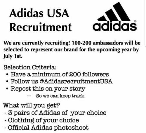 When you love the feeling, from you frist step. In the 80&rsquo;s we used to say (ADIDAS) All Da