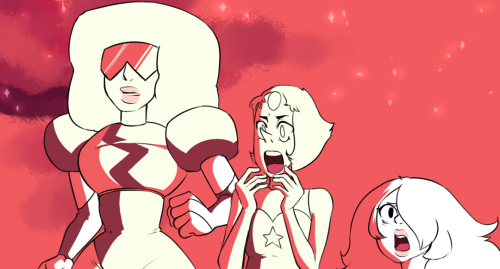 civion:  a steven universe screencap redrawi swear the circle thing for garnet’s boobs is a breastplate