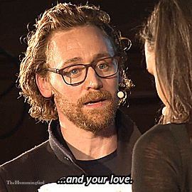 Tom Hiddleston and Zawe Ashton perform a scene from Tolstoy’s ‘War and Peace’ at the Dickens vs Tols