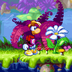 nintendroid:  Rayman Advance for the Game Boy Advance.