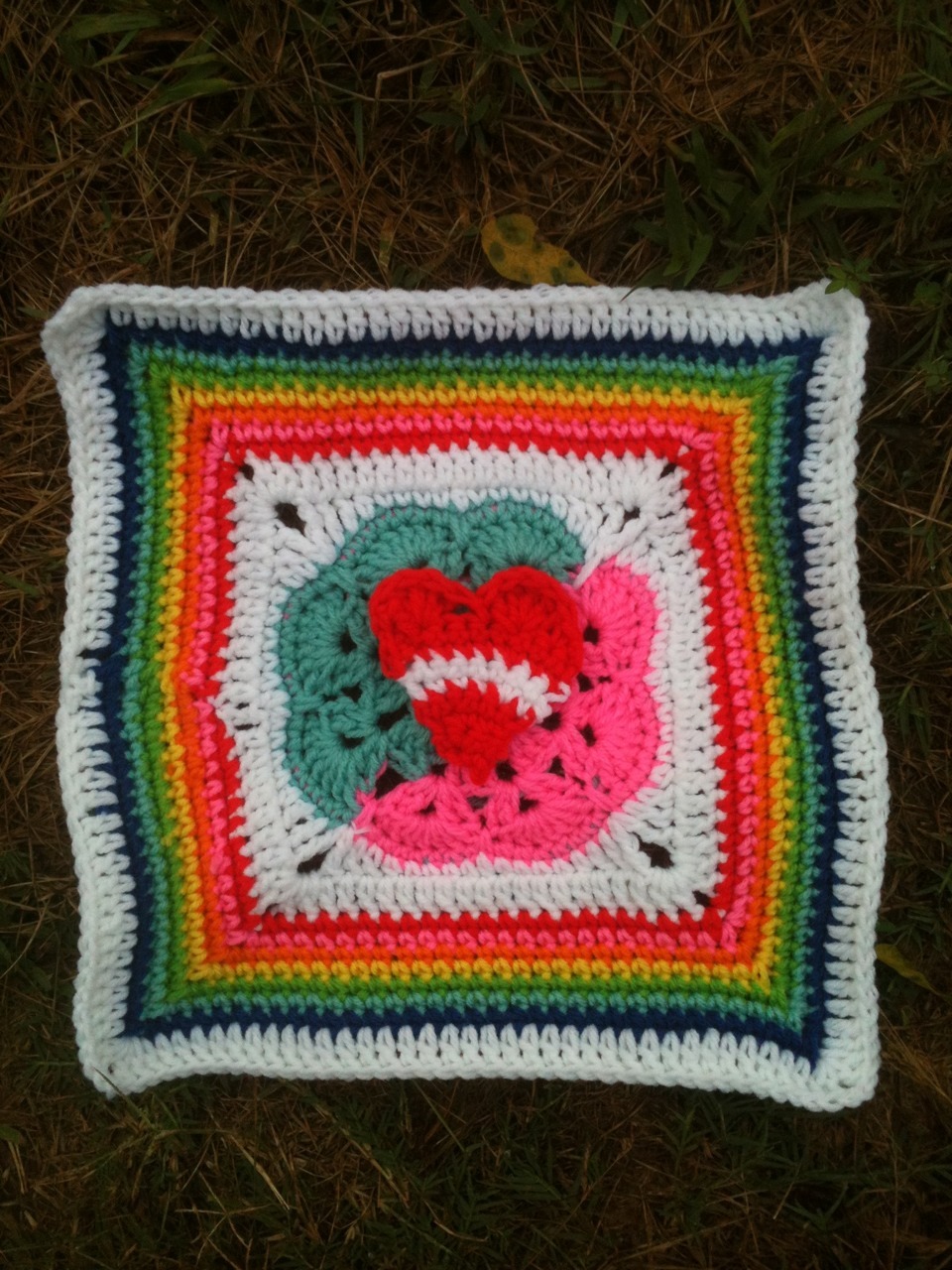 peturbedpanda:  Age play pride patch for an afghan in progress 