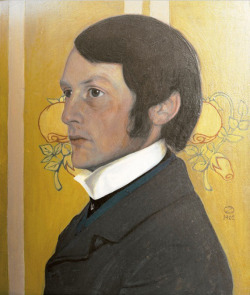 Painting of Heinrich Vogeler, Oskar Zwintscher