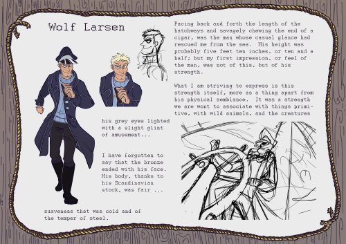 fortesnick: Self-study part 1Character designs based on Jack London´s 1904 novel “T