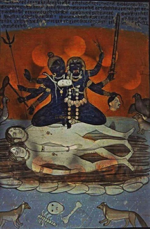 Kali and Bhairava
