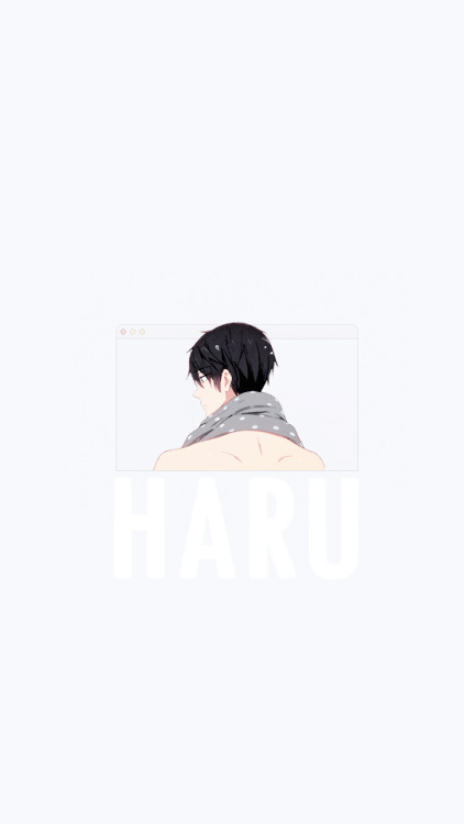 yamazekis: Free!!  »  Haru Phone Wallpapers 