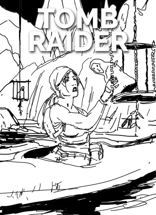 TOMB RAIDER InktoberDigital version. Tomb Raider comic covers.#2 - Second 10 daysps. Let me know whi